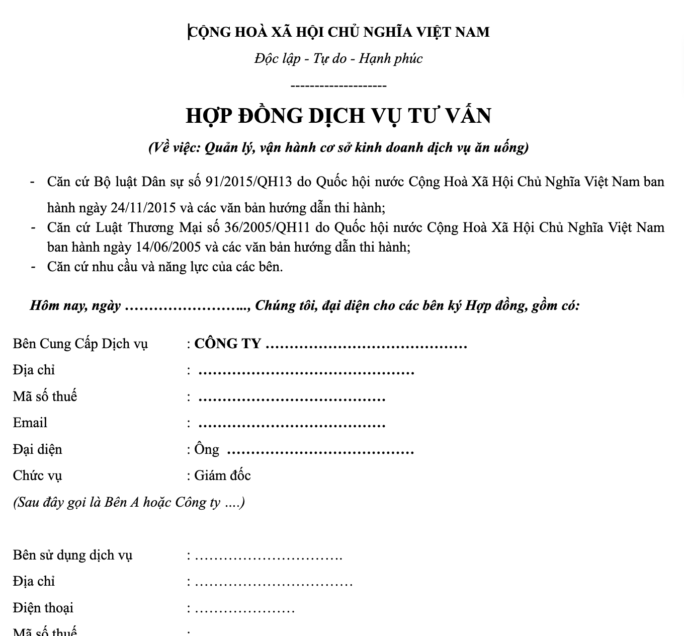 mau-hop-dong-dich-vu-tu-van-quan-ly-van-hanh-co-so-kinh-doanh-dich-vu-an-uong